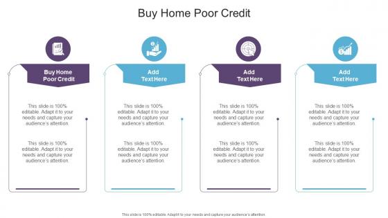 Buy Home Poor Credit In Powerpoint And Google Slides Cpb