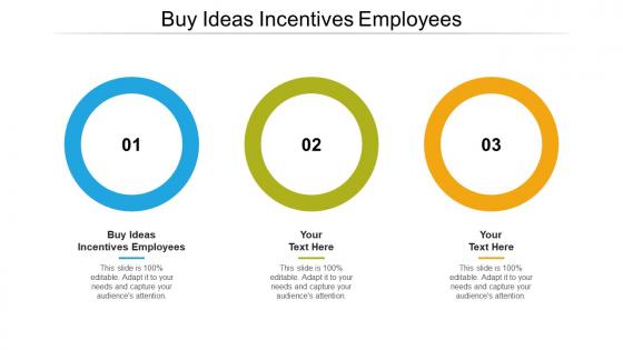 Buy ideas incentives employees ppt powerpoint presentation visual aids professional cpb