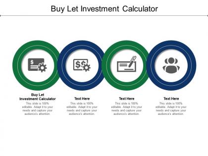 Buy let investment calculator ppt powerpoint presentation infographic template styles cpb
