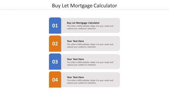 Buy let mortgage calculator ppt powerpoint presentation file sample cpb
