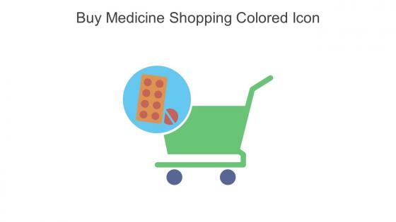 Buy Medicine Shopping Colored Icon In Powerpoint Pptx Png And Editable Eps Format