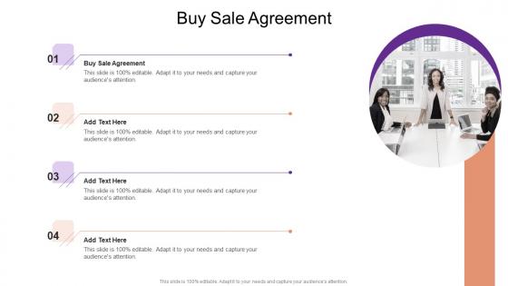 Buy Sale Agreement In Powerpoint And Google Slides Cpb