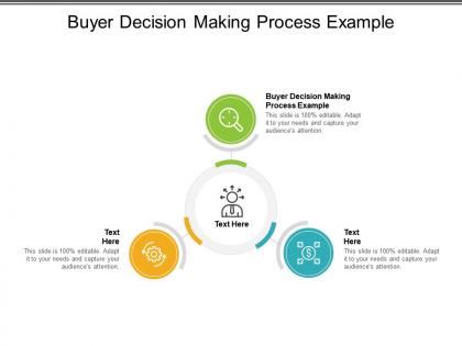 Buyer decision making process example ppt powerpoint model guidelines cpb