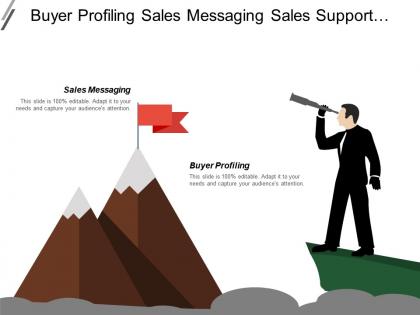 Buyer profiling sales messaging sales support technology tools