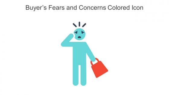 Buyers Fears And Concerns Colored Icon In Powerpoint Pptx Png And Editable Eps Format