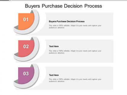 Buyers purchase decision process ppt powerpoint presentation icon guide cpb