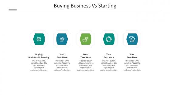 Buying business vs starting ppt powerpoint presentation inspiration graphic tips cpb