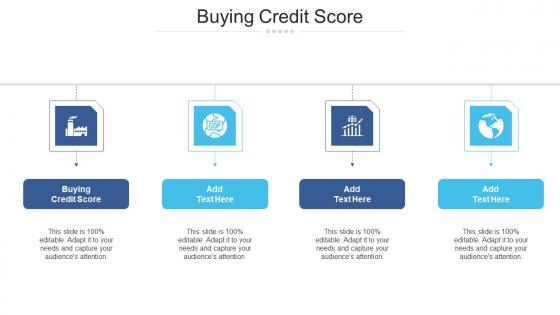 Buying Credit Score Ppt Powerpoint Presentation Template Slides Cpb