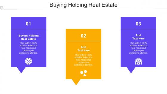 Buying Holding Real Estate Ppt Powerpoint Presentation Infographic Template Portfolio Cpb