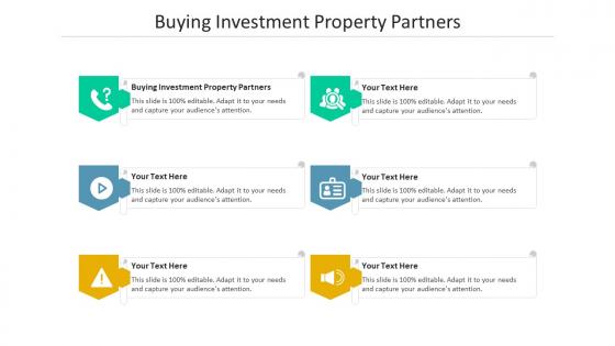 Buying investment property partners ppt powerpoint presentation show styles cpb