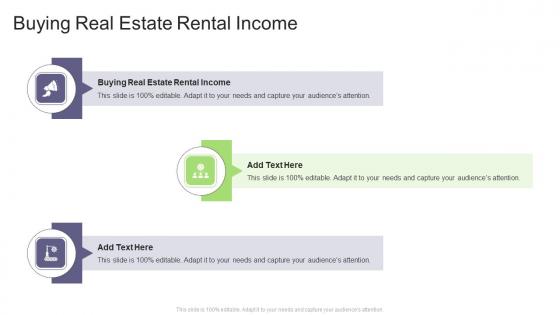 Buying Real Estate Rental Income In Powerpoint And Google Slides Cpb