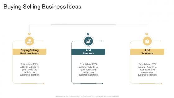 Buying Selling Business Ideas In Powerpoint And Google Slides Cpb