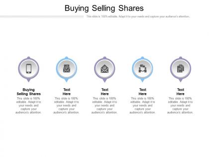 Buying selling shares ppt powerpoint presentation infographic template guidelines cpb