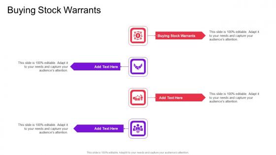 Buying Stock Warrants In Powerpoint And Google Slides Cpb