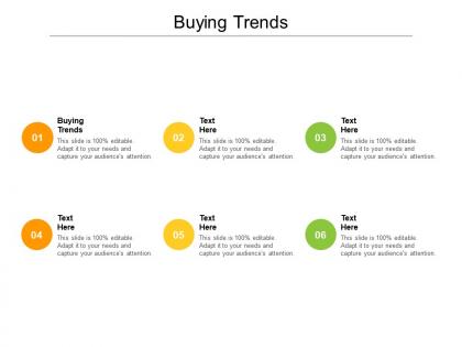 Buying trends ppt powerpoint presentation slides infographics cpb