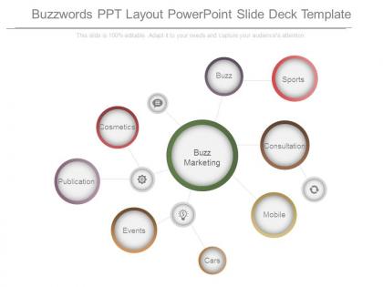 Buzzwords ppt layout powerpoint slide deck template