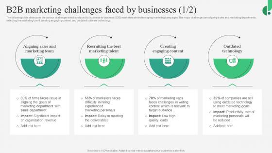 C101 B2B Marketing Strategies B2B Marketing Challenges Faced By Businesses MKT SS V