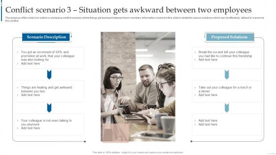 C43 Conflict Scenario 3 Situation Gets Awkward Between Two Employees Managing Interpersonal Conflict