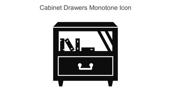 Cabinet Drawers Monotone Icon In Powerpoint Pptx Png And Editable Eps Format