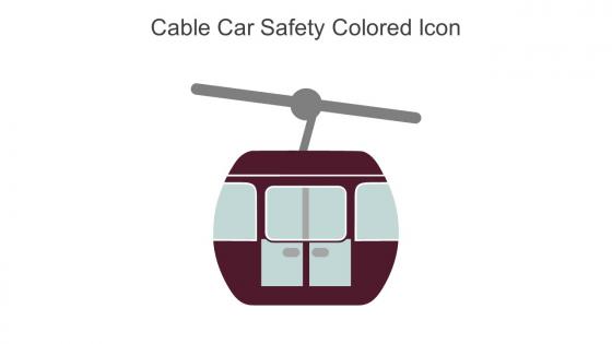 Cable Car Safety Colored Icon In Powerpoint Pptx Png And Editable Eps Format