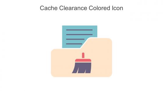Cache Clearance Colored Icon In Powerpoint Pptx Png And Editable Eps Format