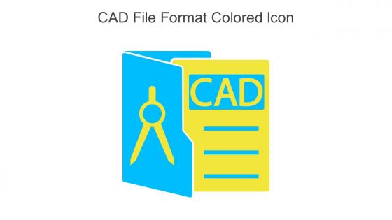 CAD File Format Colored Icon In Powerpoint Pptx Png And Editable Eps Format