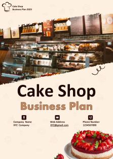 Cake Shop Business Plan Pdf Word Document