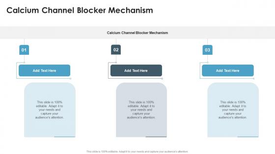 Calcium Channel Blocker Mechanism In Powerpoint And Google Slides Cpb