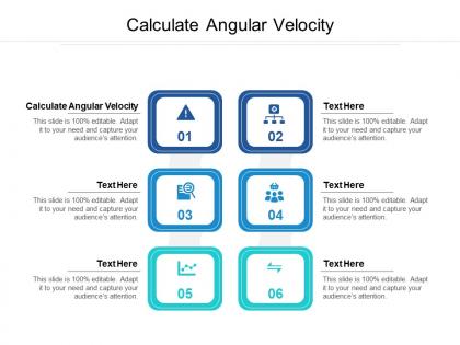 Calculate angular velocity ppt powerpoint presentation outline picture cpb