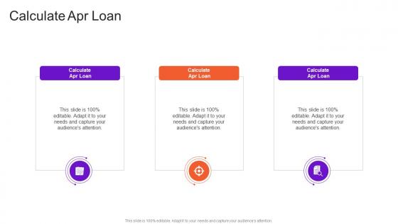Calculate Apr Loan In Powerpoint And Google Slides Cpb
