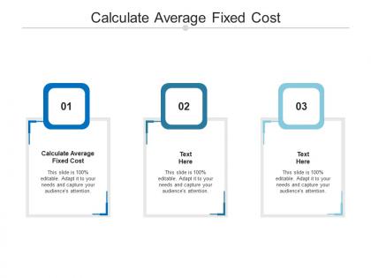 Calculate average fixed cost ppt powerpoint presentation pictures display cpb