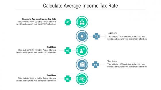 Calculate average income tax rate ppt powerpoint presentation file slide portrait cpb