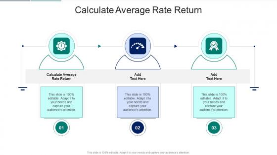 Calculate Average Rate Return In Powerpoint And Google Slides Cpb