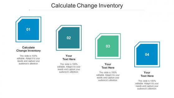 Calculate Change Inventory Ppt Powerpoint Presentation File Outfit Cpb