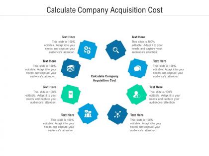 Calculate company acquisition cost ppt powerpoint presentation show pictures cpb