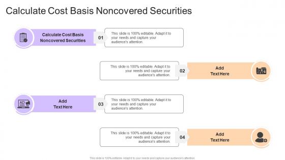 Calculate Cost Basis Noncovered Securities In Powerpoint And Google Slides Cpb