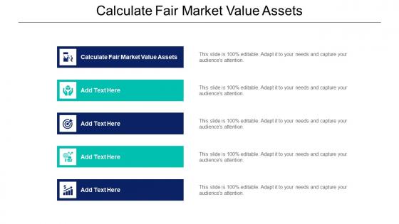 Calculate Fair Market Value Assets Ppt Powerpoint Presentation Professional Graphics Cpb