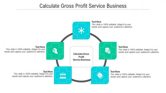 Calculate gross profit service business ppt powerpoint presentation file graphics cpb