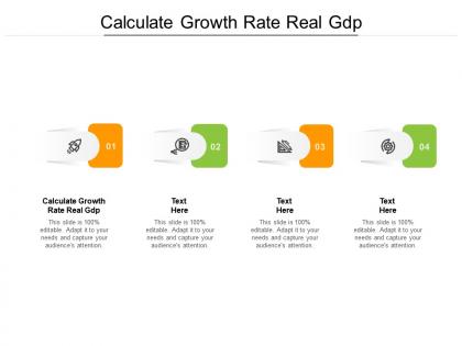 Calculate growth rate real gdp ppt powerpoint presentation gallery background image cpb