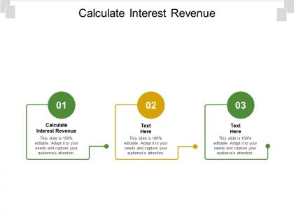 Calculate interest revenue ppt powerpoint presentation file diagrams cpb