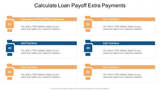 Calculate Loan Payoff Extra Payments In Powerpoint And Google Slides Cpb