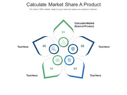 Calculate market share a product ppt powerpoint presentation professional templates cpb