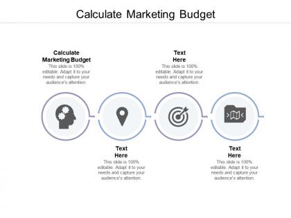 Calculate marketing budget ppt powerpoint presentation portfolio clipart images cpb