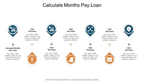 Calculate Months Pay Loan In Powerpoint And Google Slides Cpb