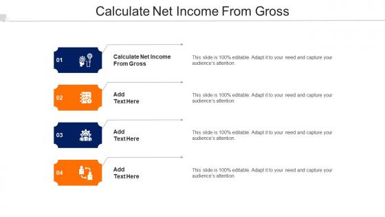 Calculate Net Income From Gross Ppt Powerpoint Presentation Infographic Cpb