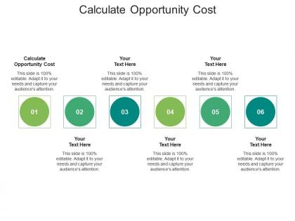 Calculate opportunity cost ppt powerpoint presentation model picture cpb