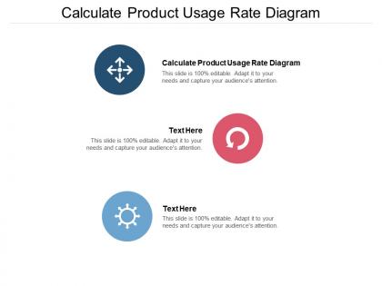 Calculate product usage rate diagram ppt powerpoint presentation inspiration cpb