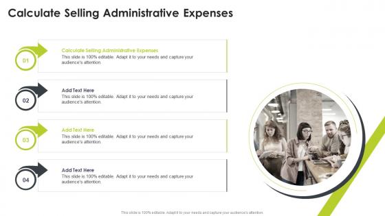 Calculate Selling Administrative Expenses In Powerpoint And Google Slides Cpb