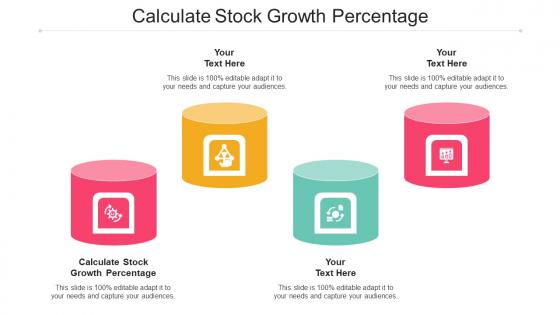 Calculate Stock Growth Percentage Ppt Powerpoint Presentation Icon Cpb