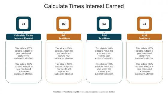 Calculate Times Interest Earned In Powerpoint And Google Slides Cpb